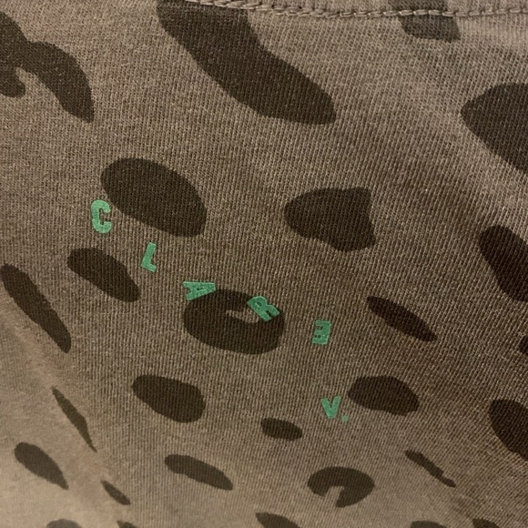 Anthropologie CLARE V cheetah top size xs new with tags - Picture 2 of 4